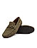 Olive Leather Moccasins