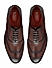 Coffee  Leather Derby Shoes