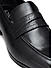 Black Signato Leather Loafers