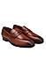 Tan Signato Leather Loafers