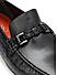 Black Signato Leather Moccasins