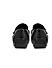 Black Monk Strap Style Moccasins