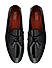 Black Patent Leather Loafers With Tassels