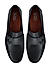 Black Monk Strap Style Moccasins