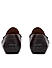 Brown Leather Moccasins With Logo Buckle