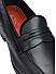 Black Signato Leather Loafers