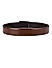 Cognac Plain Leather Formal Men's Belt