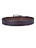 Burgundy Plain Reversible Men's Belt