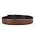 Brown Plain Leather Men's Belt