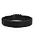 Black Textured Leather Men's Belt