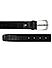 Black Croco Textured Men's Belt