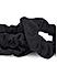 Set Of 3 Black Scrunchie Rubber Band