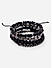 The Bro Code Black Set of 4 Skull Bracelet Set For Men