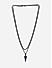 Aideep Ahlawat in The Bro Code Black Layered Arrow Necklace for Men