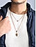 The Bro Code Gold Plated Double Layer Hamsa Necklace For Men