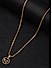 The Bro Code Gold Plated Karma Pendant Necklace for Men