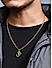 The Bro Code Gold Plated OM Pendant Necklace for Men