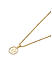 The Bro Code Gold Plated Stone Studded Ganesh Pendant Necklace for Men