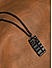 The Bro Code Black Dog Tag Charm Pendant Necklace For Men