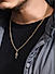 The Bro Code Gold Plated Devi Thrishul Pendant Necklace for Men