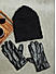 The Bro Code Stylish Black Winter Special Combo of 1 Beanie and 1 Pair of Hand Gloves for men