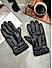 The Bro Code Black Special Winter Seasonal Wear PU Material Gloves For Men 