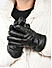 The Bro Code Black Special Winter Seasonal Wear PU Material Gloves For Men 