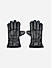 The Bro Code Black Special Winter Seasonal Wear PU Material Gloves For Men 