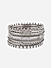 Fida Silver Plated Pichodi Bangles for women set of 11 - 2.6