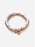 Toniq Ravishing White Gold Plated Pearl Fusion Wear Alloy Bracelet Set For Women