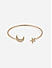 Toniq Gold Plated Star and Moon Shape Set of 4 Bracelet kada