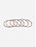 Toniq Beautiful Rose Gold Rose Gold Plated   Ethnic Wear Alloy Bangle Set For Women Set Of 6-2.6