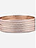 Toniq Beautiful Rose Gold Rose Gold Plated   Ethnic Wear Alloy Bangle Set For Women Set Of 6-2.6