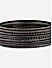 Toniq Pretty Metallic Gun Metal Plated   Ethnic Wear Alloy Bangle Set For Women Set Of 10-2.6