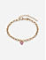 Toniq Gold Cuban Link heart charms set of 4 bracelets for women