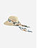 Women Papyrus Cream Floral printed Scarf  Summer Beach Hat