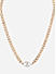 Toniq Golden white single pearl choker necklace for women