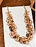 Toniq Ravishing Multi Gold Plated Floral Beads Fusion Look Alloy Choker Necklace For Women 