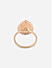 Toniq Attractive Gold Plated Green Colour Stone Studded Festive Special Finger Rings For Women Size - 17