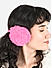 Toniq Lovely Hot Pink  Special Winter  Seasonal Wear Fur Ear Muffer For Women 