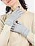 Toniq Appealing Grey  Special Winter  Seasonal Wear Synthetic Wool Glove For Women Pair