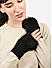 Toniq Sightly Black  Special Winter  Seasonal Wear Fur Glove For Women Pair