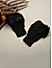 Toniq Sightly Black  Special Winter  Seasonal Wear Fur Glove For Women Pair