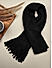 Toniq Classy Black  Special Winter  Seasonal Wear Synthetic Wool Stole For Women 