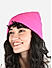 Toniq Classy Hot Pink  Special Winter  Seasonal Wear Synthetic Wool Cap For Women 