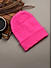 Toniq Classy Hot Pink  Special Winter  Seasonal Wear Synthetic Wool Cap For Women 