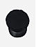 Toniq Pretty Black  Special Winter  Seasonal Wear Pu Hat For Women 