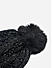 Toniq Lavish Black  Special Winter  Seasonal Wear Fur Cap For Women 