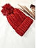 Toniq Pretty Maroon  Special Winter  Seasonal Wear Fur Cap For Women 