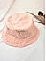 Toniq Lavish Pink  Special Winter  Seasonal Wear Fur Bucket Cap For Women 